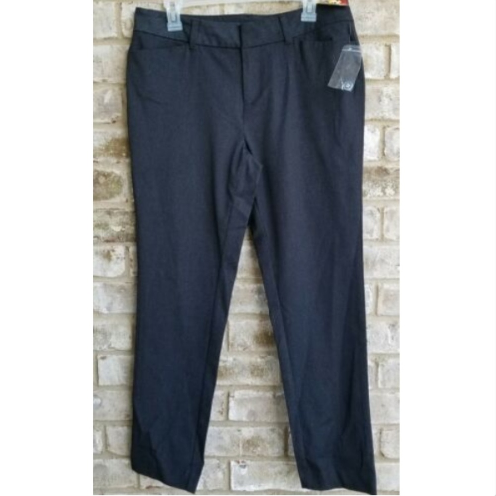 Faded Glory 10 Black Pants Stretch Slim Ankle